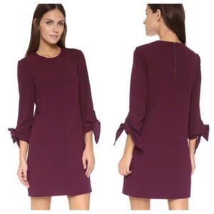 Tibi Long Sleeve Dress in Rich Purple, US12